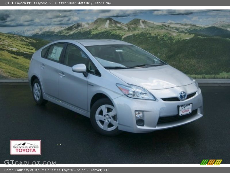 Classic Silver Metallic / Dark Gray 2011 Toyota Prius Hybrid IV