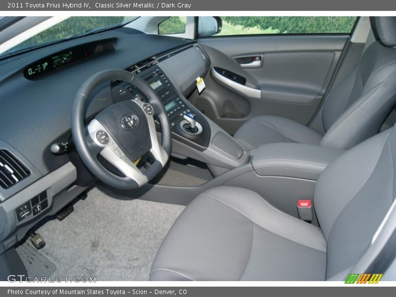 Classic Silver Metallic / Dark Gray 2011 Toyota Prius Hybrid IV