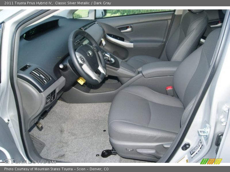 Classic Silver Metallic / Dark Gray 2011 Toyota Prius Hybrid IV