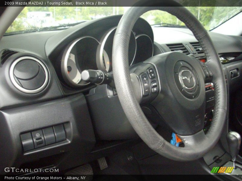 Black Mica / Black 2009 Mazda MAZDA3 i Touring Sedan