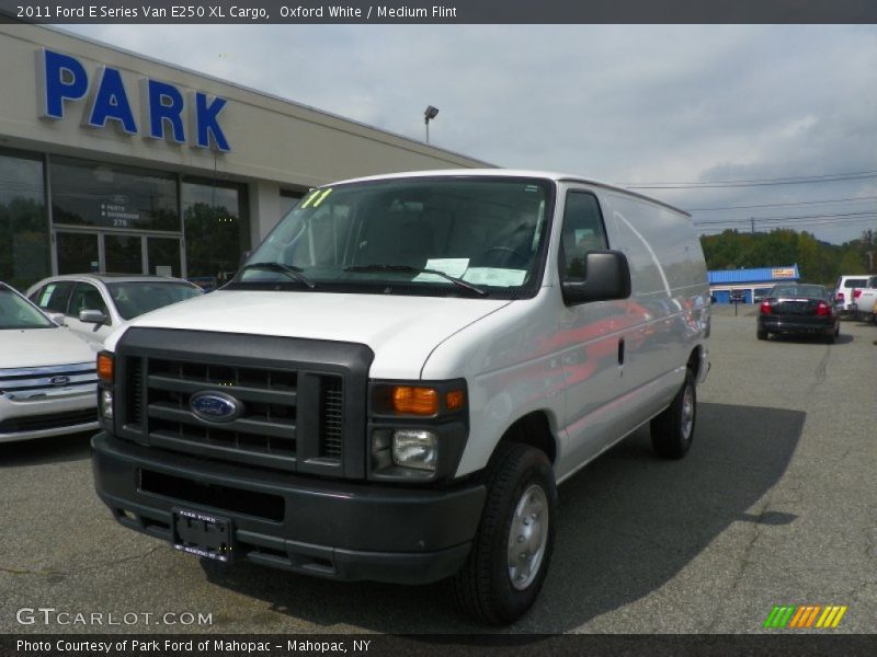 Oxford White / Medium Flint 2011 Ford E Series Van E250 XL Cargo