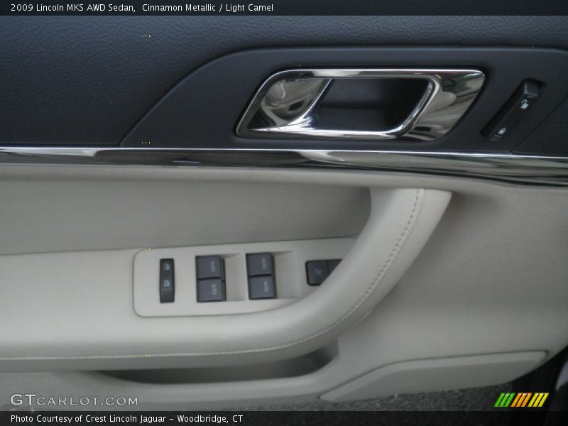 Cinnamon Metallic / Light Camel 2009 Lincoln MKS AWD Sedan