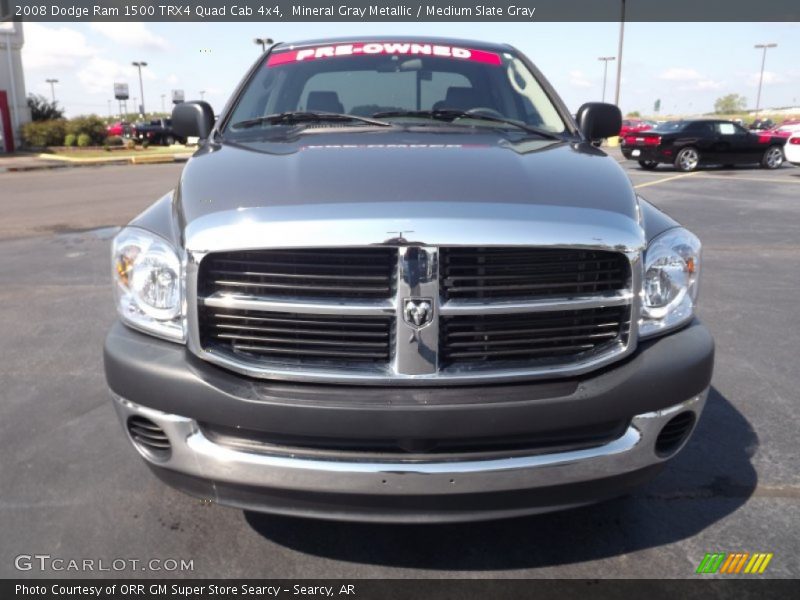 Mineral Gray Metallic / Medium Slate Gray 2008 Dodge Ram 1500 TRX4 Quad Cab 4x4