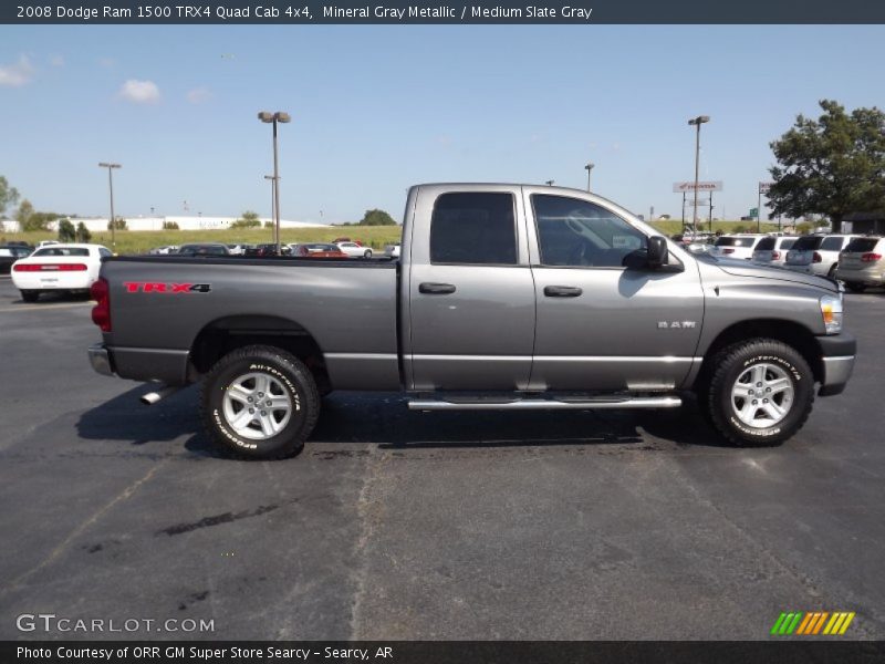  2008 Ram 1500 TRX4 Quad Cab 4x4 Mineral Gray Metallic