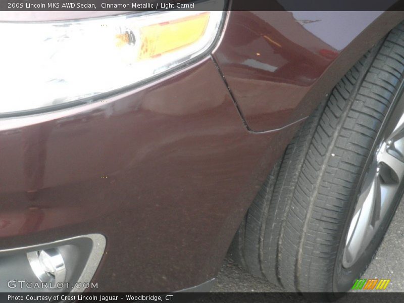 Cinnamon Metallic / Light Camel 2009 Lincoln MKS AWD Sedan