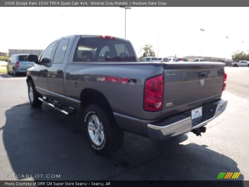 Mineral Gray Metallic / Medium Slate Gray 2008 Dodge Ram 1500 TRX4 Quad Cab 4x4