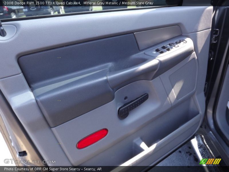 Mineral Gray Metallic / Medium Slate Gray 2008 Dodge Ram 1500 TRX4 Quad Cab 4x4