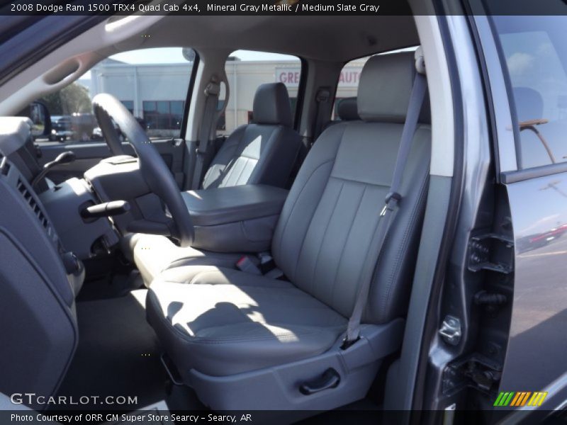 Mineral Gray Metallic / Medium Slate Gray 2008 Dodge Ram 1500 TRX4 Quad Cab 4x4