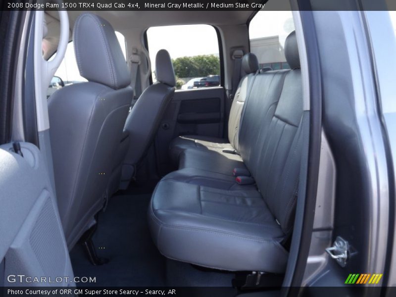 Mineral Gray Metallic / Medium Slate Gray 2008 Dodge Ram 1500 TRX4 Quad Cab 4x4