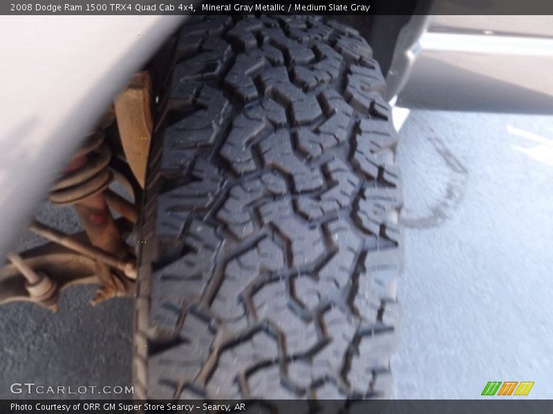 Mineral Gray Metallic / Medium Slate Gray 2008 Dodge Ram 1500 TRX4 Quad Cab 4x4