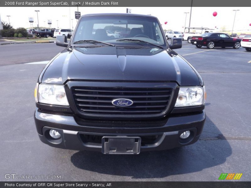 Black / Medium Dark Flint 2008 Ford Ranger Sport SuperCab