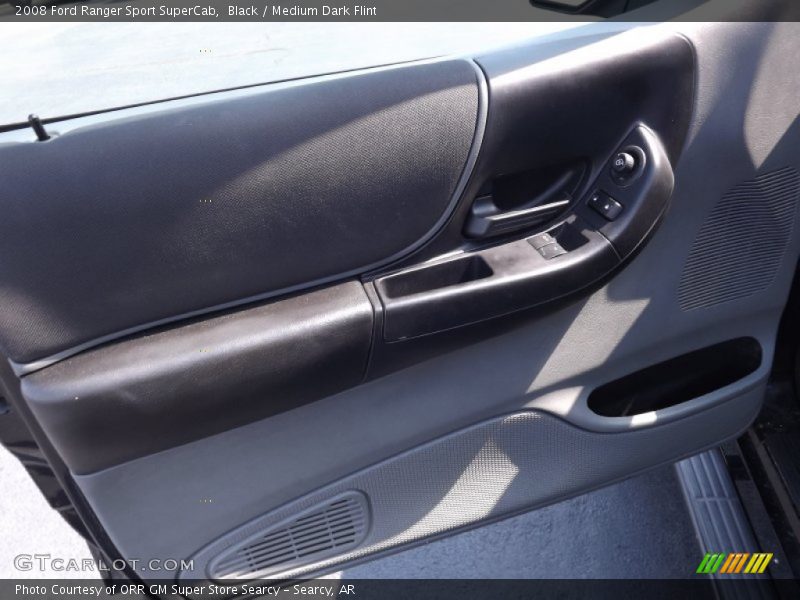 Black / Medium Dark Flint 2008 Ford Ranger Sport SuperCab