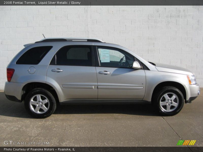 Liquid Silver Metallic / Ebony 2008 Pontiac Torrent