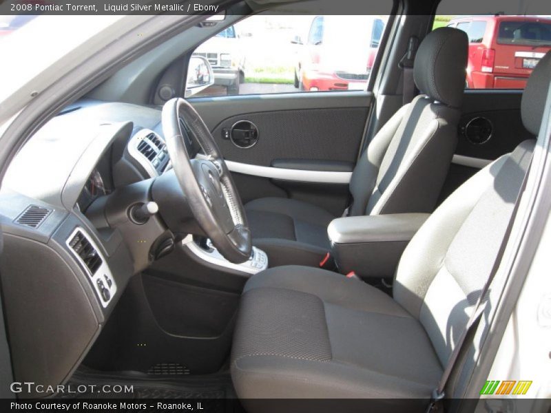 Liquid Silver Metallic / Ebony 2008 Pontiac Torrent