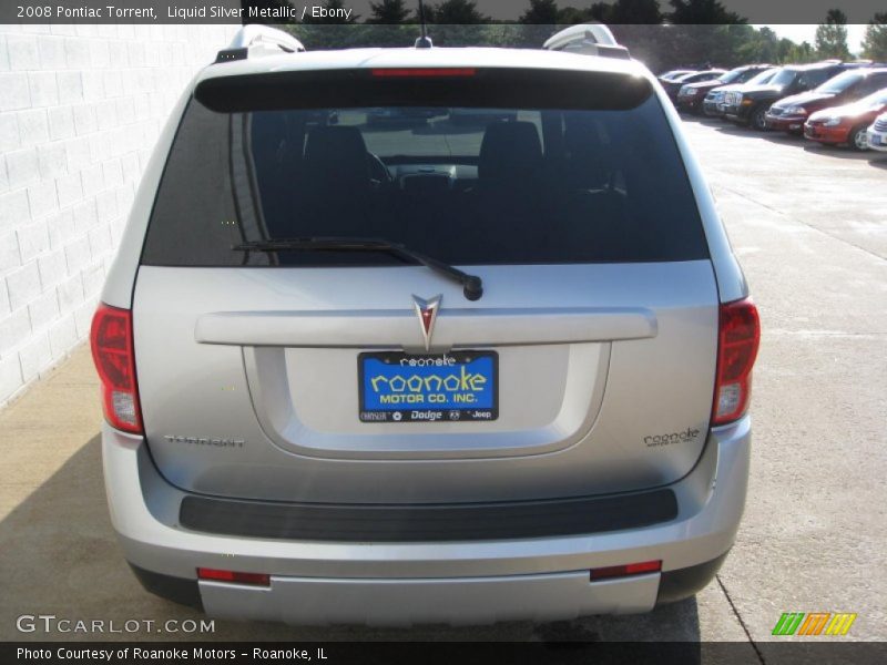 Liquid Silver Metallic / Ebony 2008 Pontiac Torrent