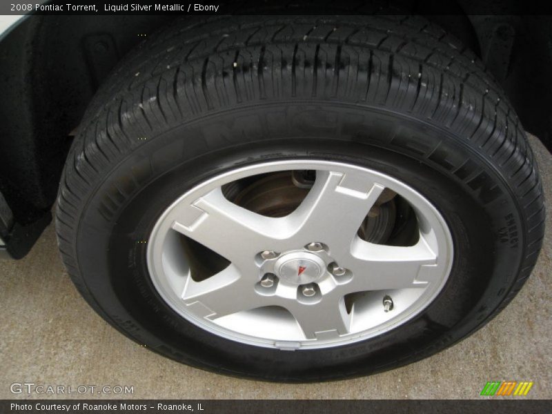 Liquid Silver Metallic / Ebony 2008 Pontiac Torrent