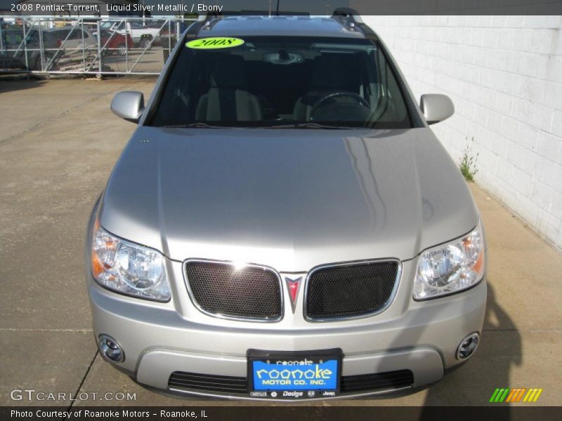 Liquid Silver Metallic / Ebony 2008 Pontiac Torrent