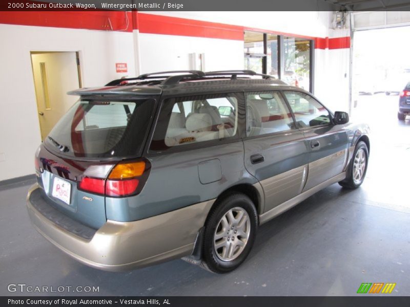 Wintergreen Metallic / Beige 2000 Subaru Outback Wagon