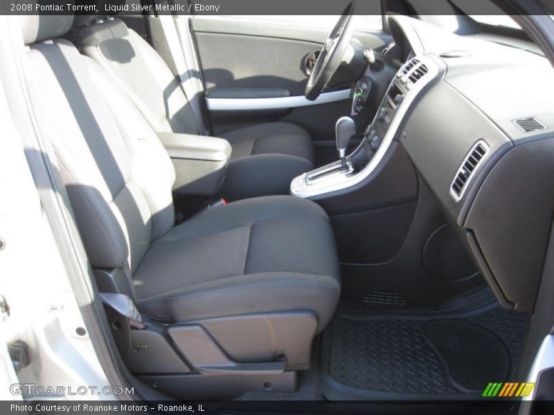 Liquid Silver Metallic / Ebony 2008 Pontiac Torrent