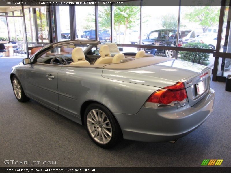 Celestial Blue Metallic / Calcite Cream 2007 Volvo C70 T5 Convertible