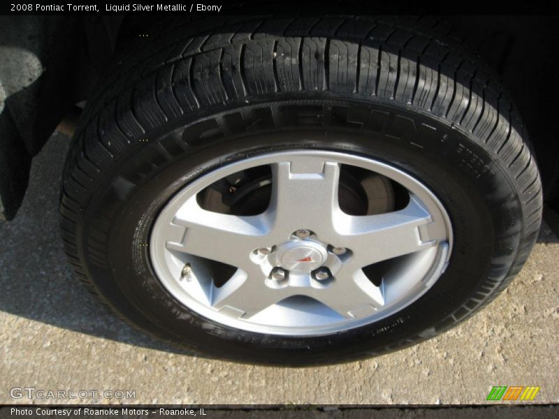 Liquid Silver Metallic / Ebony 2008 Pontiac Torrent