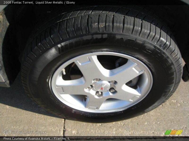 Liquid Silver Metallic / Ebony 2008 Pontiac Torrent