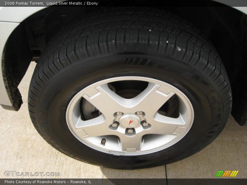 Liquid Silver Metallic / Ebony 2008 Pontiac Torrent