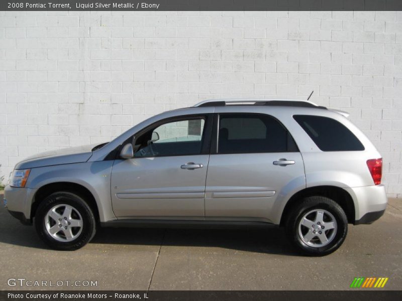 Liquid Silver Metallic / Ebony 2008 Pontiac Torrent