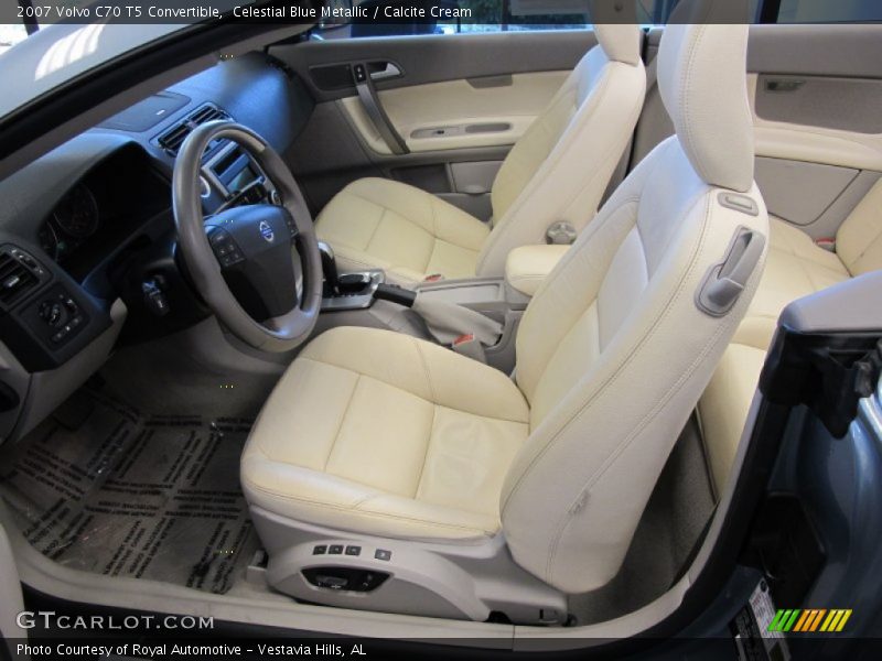 Celestial Blue Metallic / Calcite Cream 2007 Volvo C70 T5 Convertible