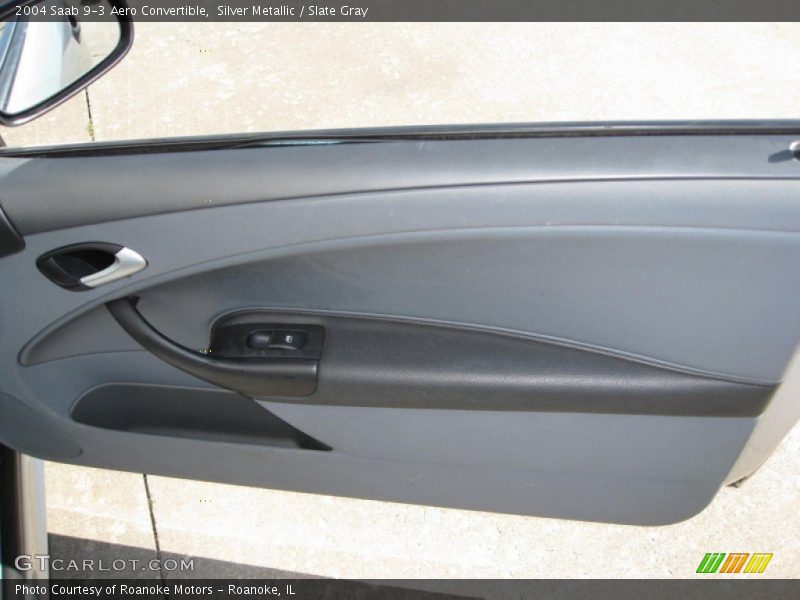 Silver Metallic / Slate Gray 2004 Saab 9-3 Aero Convertible