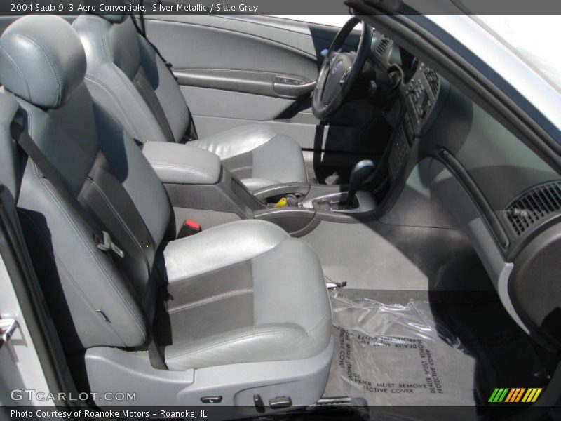  2004 9-3 Aero Convertible Slate Gray Interior