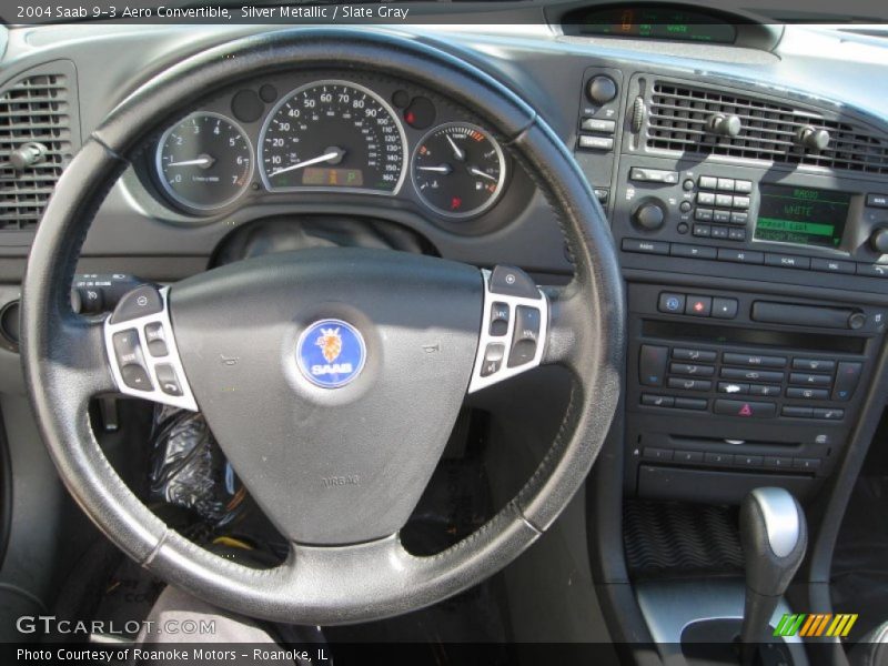 Controls of 2004 9-3 Aero Convertible