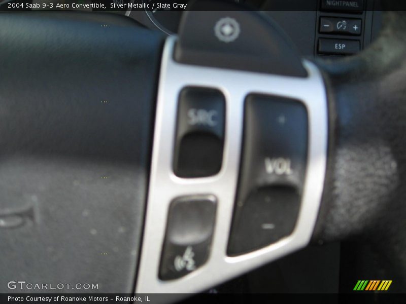 Silver Metallic / Slate Gray 2004 Saab 9-3 Aero Convertible