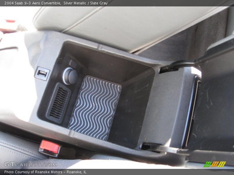 Silver Metallic / Slate Gray 2004 Saab 9-3 Aero Convertible