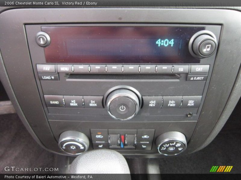 Audio System of 2006 Monte Carlo SS