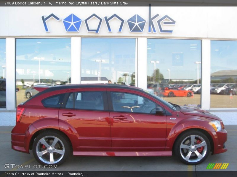 Inferno Red Crystal Pearl / Dark Slate Gray 2009 Dodge Caliber SRT 4