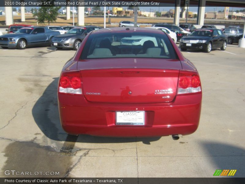 Inferno Red Crystal Pearl / Dark Slate Gray/Light Slate Gray 2010 Dodge Charger SXT