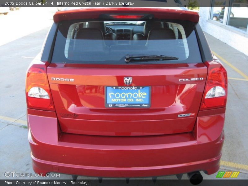Inferno Red Crystal Pearl / Dark Slate Gray 2009 Dodge Caliber SRT 4