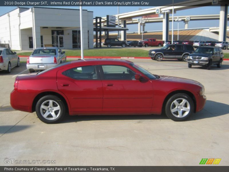 Inferno Red Crystal Pearl / Dark Slate Gray/Light Slate Gray 2010 Dodge Charger SXT
