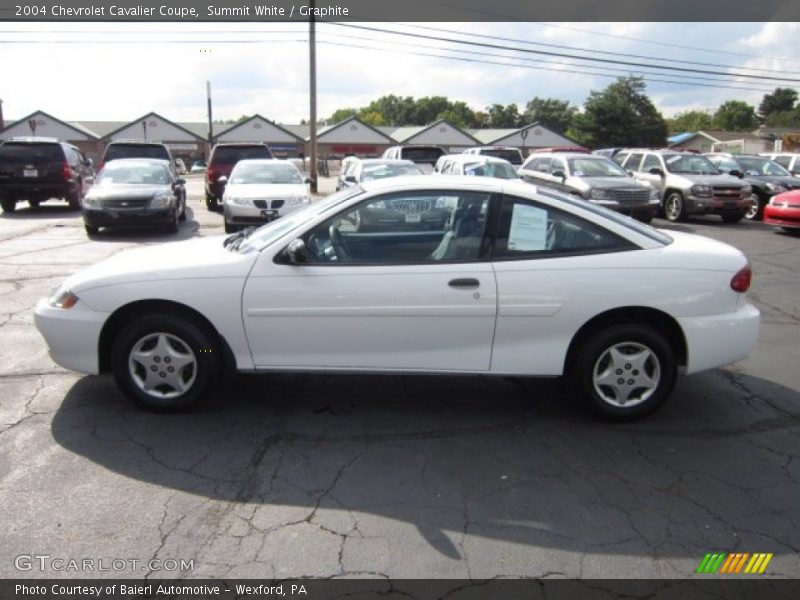Summit White / Graphite 2004 Chevrolet Cavalier Coupe