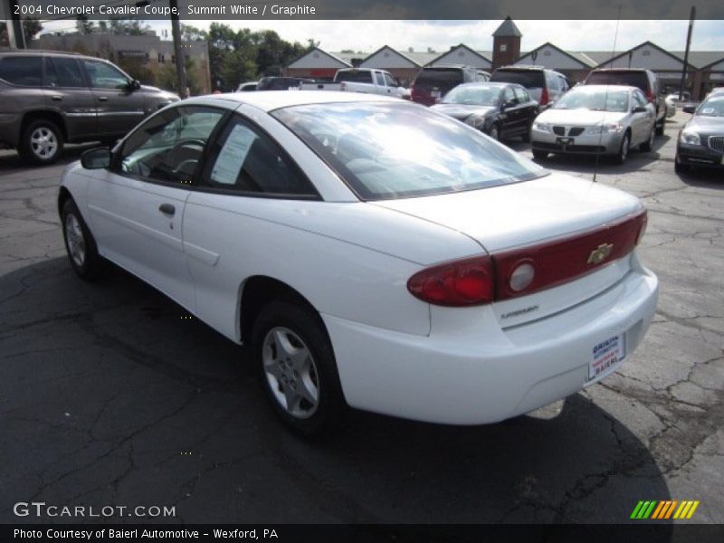 Summit White / Graphite 2004 Chevrolet Cavalier Coupe