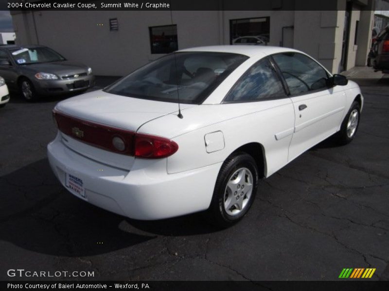 Summit White / Graphite 2004 Chevrolet Cavalier Coupe
