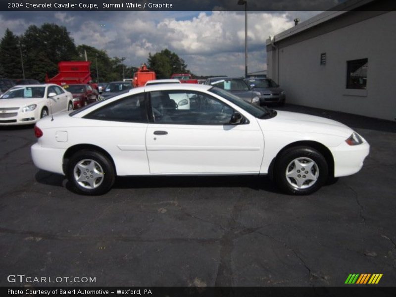 Summit White / Graphite 2004 Chevrolet Cavalier Coupe