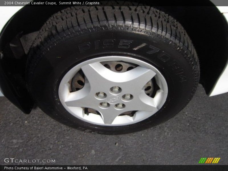 Summit White / Graphite 2004 Chevrolet Cavalier Coupe