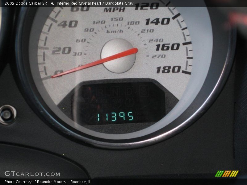 Inferno Red Crystal Pearl / Dark Slate Gray 2009 Dodge Caliber SRT 4
