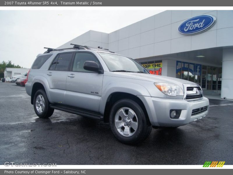 Titanium Metallic / Stone 2007 Toyota 4Runner SR5 4x4