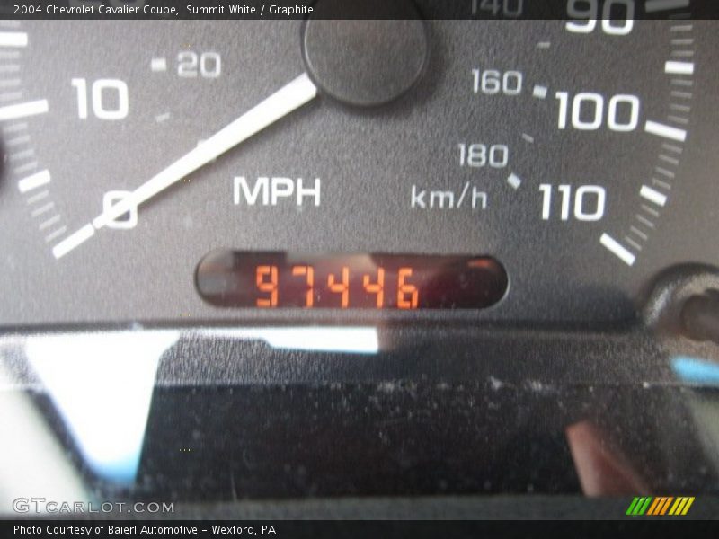 Summit White / Graphite 2004 Chevrolet Cavalier Coupe