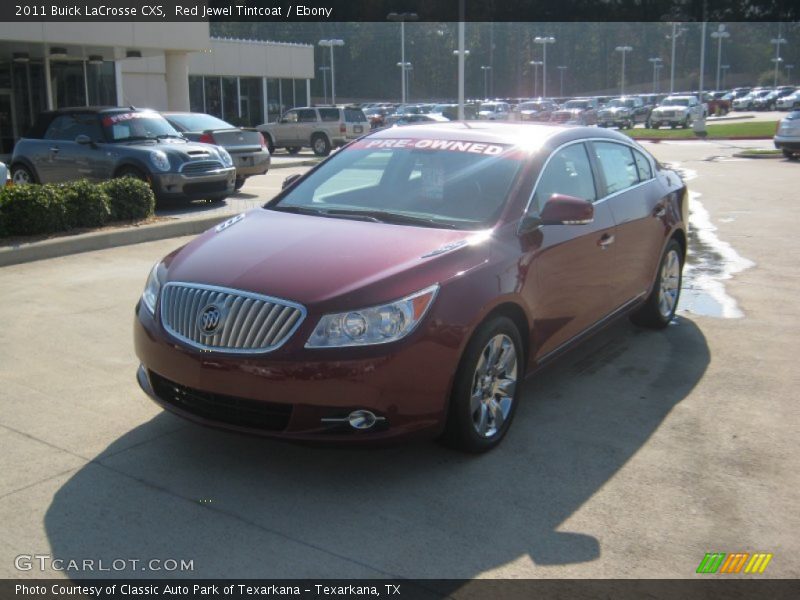 Red Jewel Tintcoat / Ebony 2011 Buick LaCrosse CXS