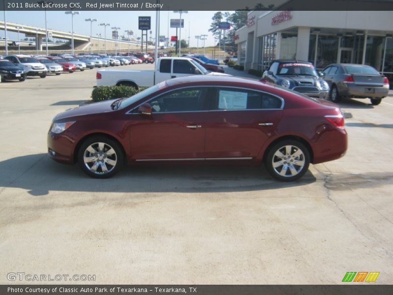 Red Jewel Tintcoat / Ebony 2011 Buick LaCrosse CXS