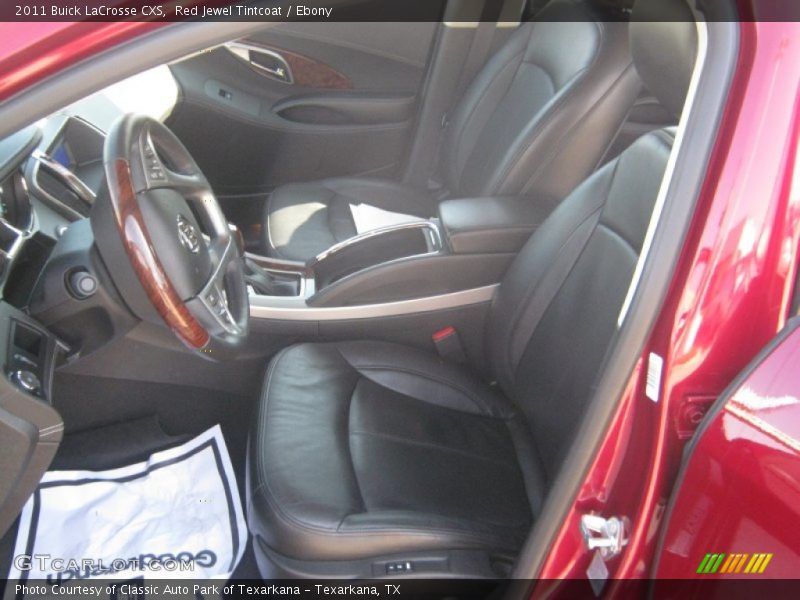 Red Jewel Tintcoat / Ebony 2011 Buick LaCrosse CXS